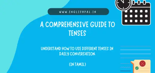 Tense and its types in tamil