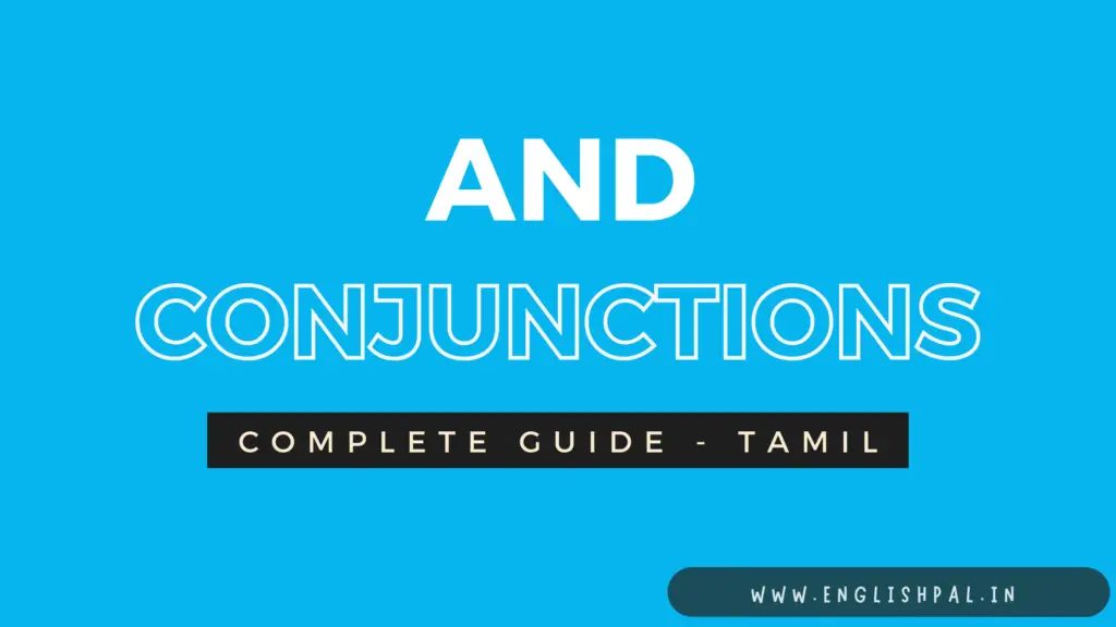 AND Conjunction with Examples in Tamil