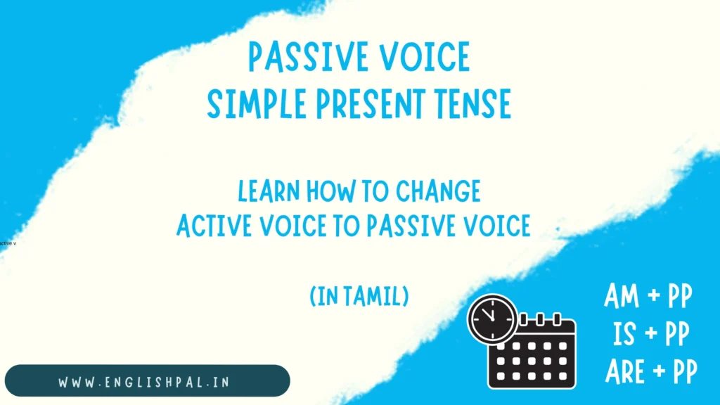 Active & passive voice rules for the simple present tense