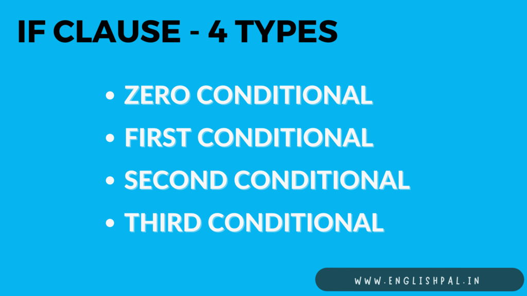 4 types conditional clauses if clause in tamil