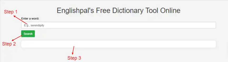 Free English dictionary online