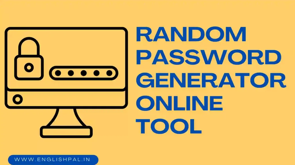 Random password generator tool online