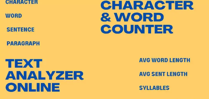character and word counter tool online