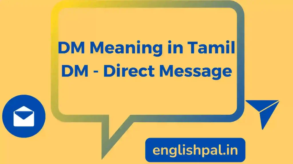 DM meaning in Tamil